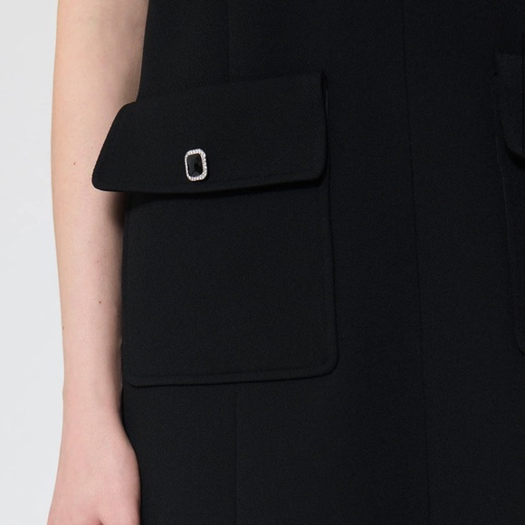 Tara Jarmon Roxanne Black Dress - NWT! - Picture 3 of 5